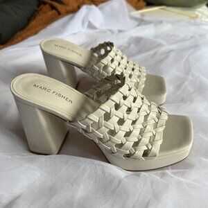 Marc Fisher Woven Platform Heels – Size 9M